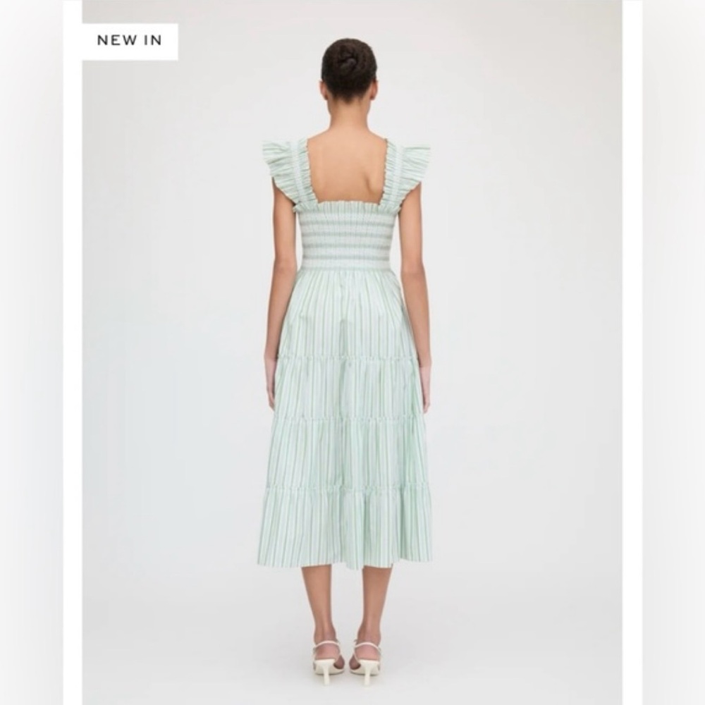 Hill House Home The Ellie Nap Dress in Apple Green Stripe, NEW WITH TAGS💚 - Picture 3 of 7